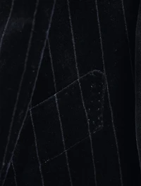 Atticus Pinstripe Velvet Two-Piece Suit
