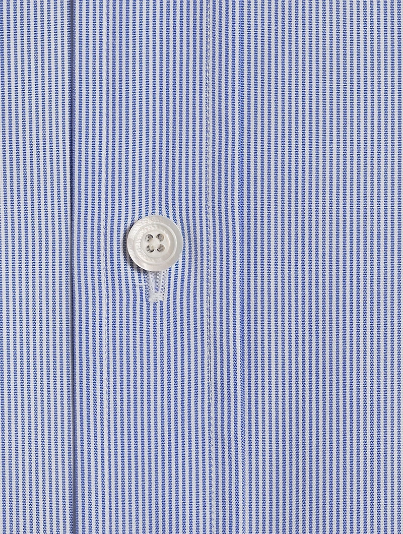 Poplin Slim-Fit Shirt Striped Print
