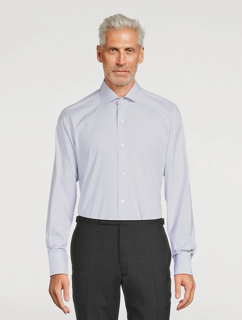 Slim-Fit Shirt Prince Of Wales Print