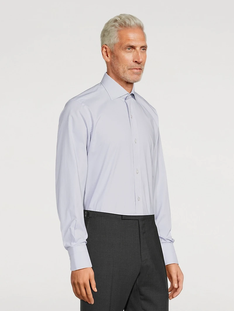 Slim-Fit Shirt Prince Of Wales Print