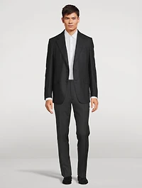 Shelton Wool And Cashmere Jacket Prince Of Wales Print