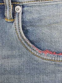 Buckshot Weft Skinny Jeans