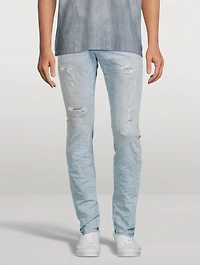 Worn Destroyed Skinny Jeans