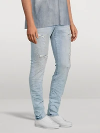 Worn Destroyed Skinny Jeans