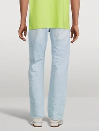Cotton Straight-Leg Jeans