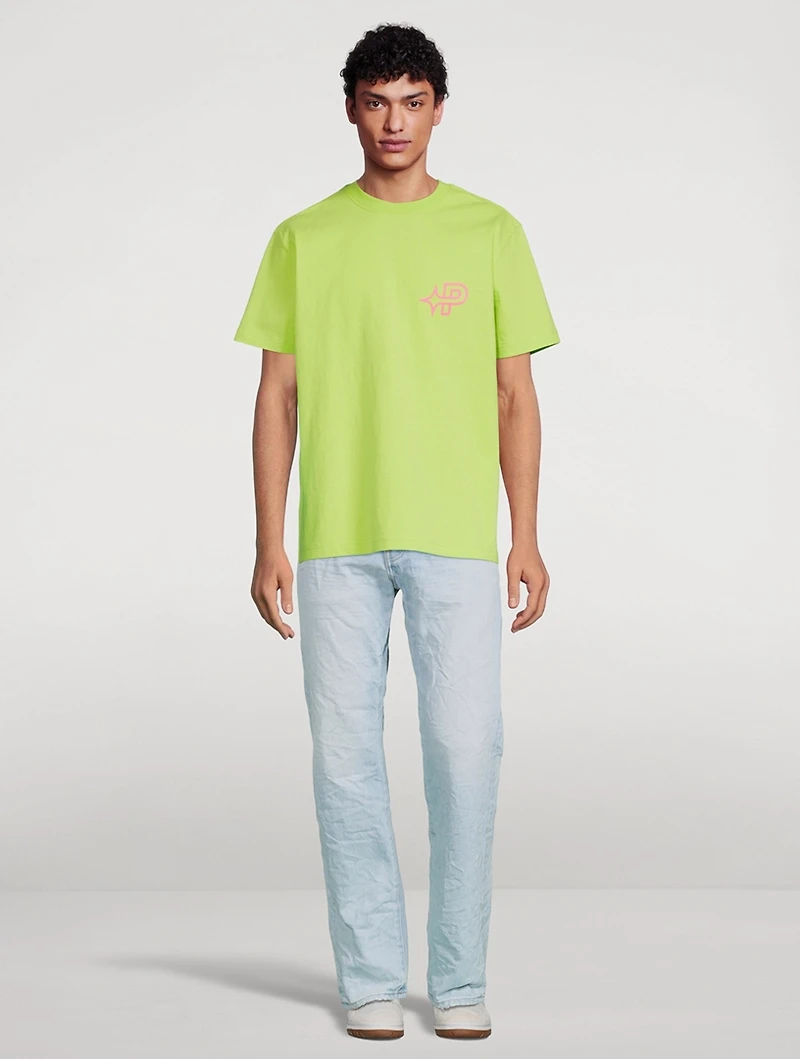 Cotton Straight-Leg Jeans