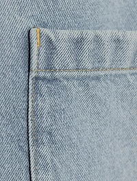 Cotton Short-Sleeve Denim Jacket