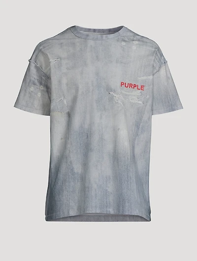 Worn Light Denim T-Shirt