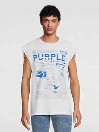 Newsprint Tank Top