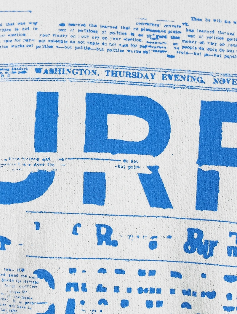 Newsprint Tank Top