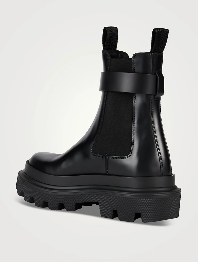 Leather Combat Boots