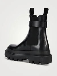 Leather Combat Boots