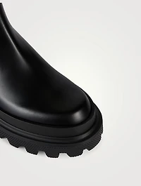 Leather Combat Boots