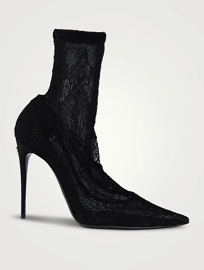 Lace Sock Boots