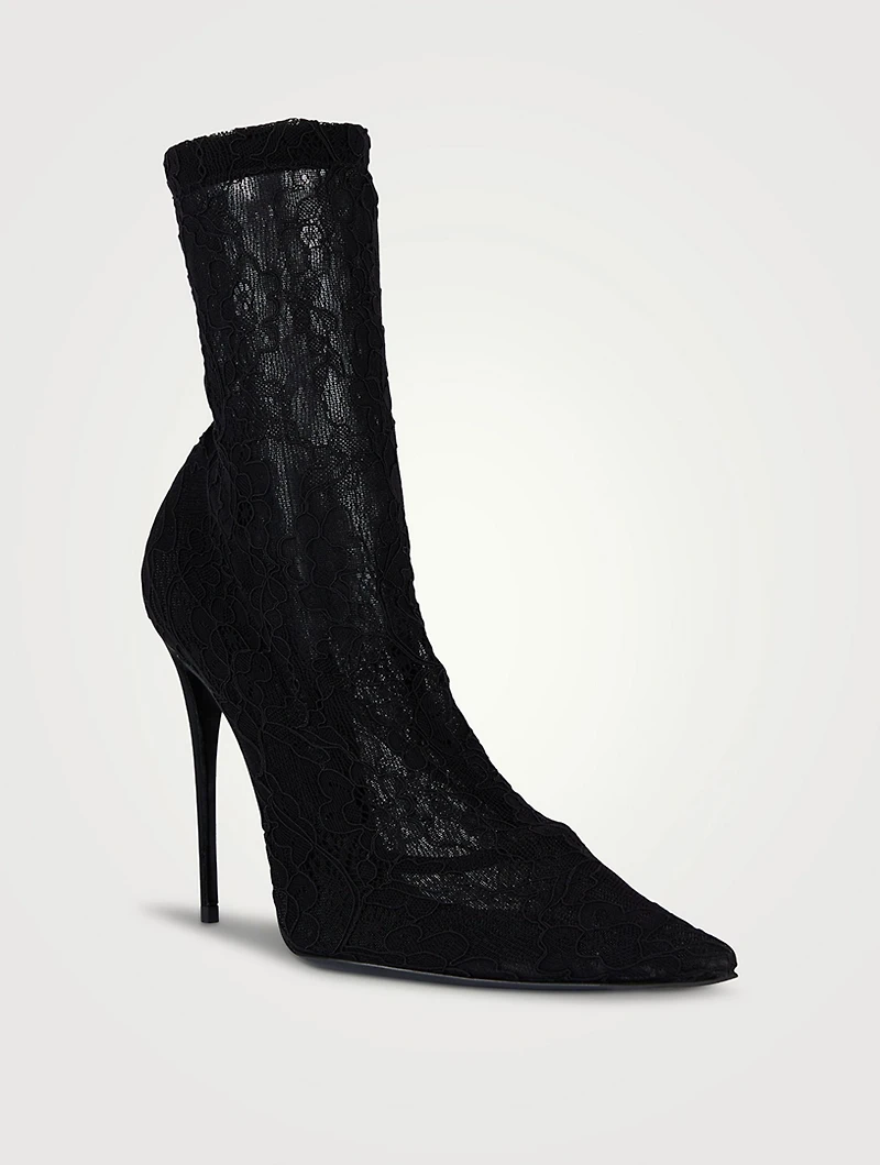 Lace Sock Boots