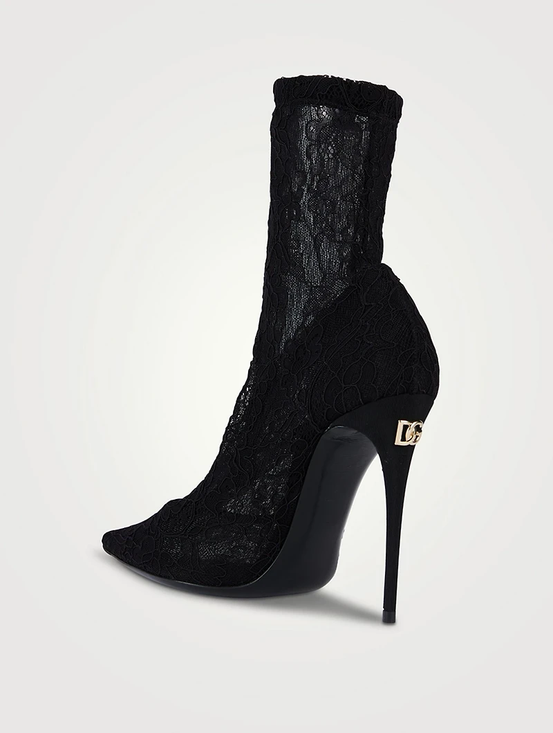 Lace Sock Boots