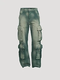 Cotton Oversized Baggy Utility Pants