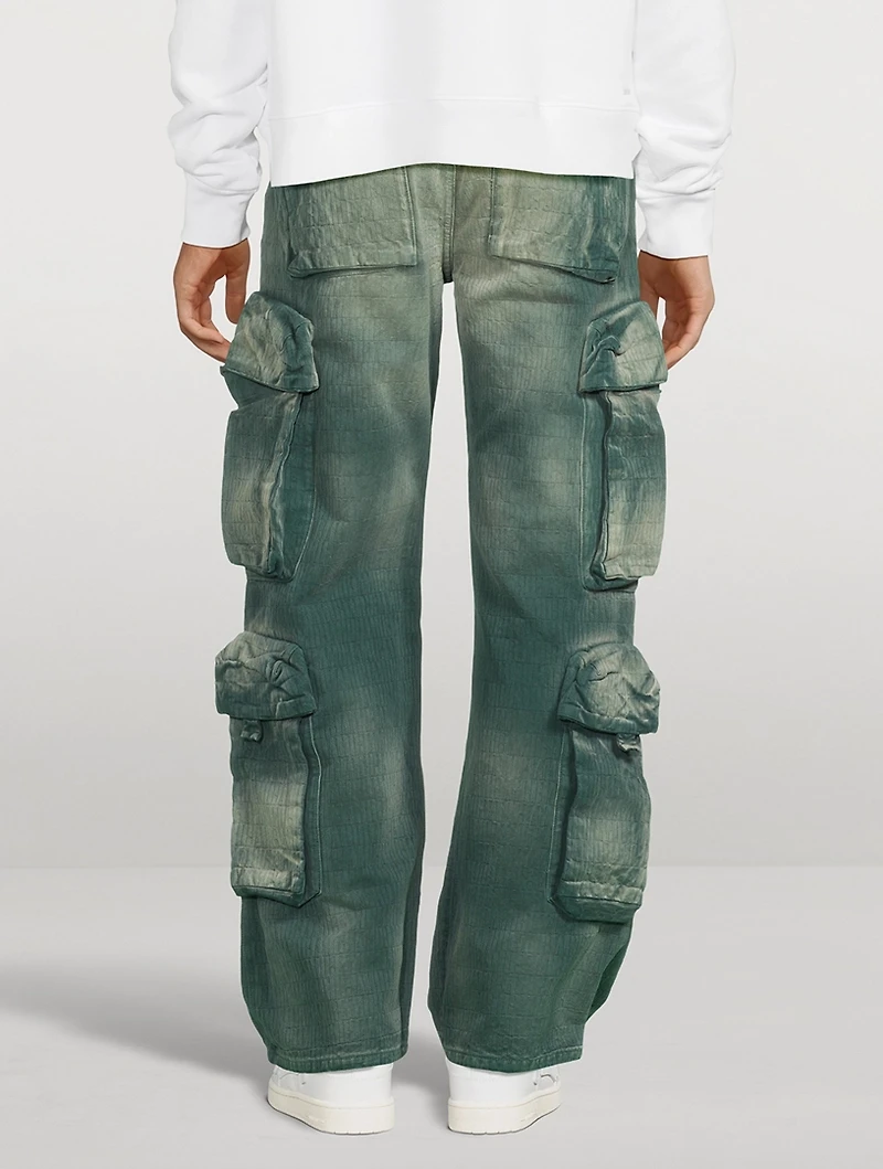 Cotton Oversized Baggy Utility Pants