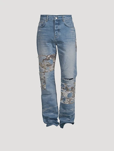 Camo Boro Straight Jeans