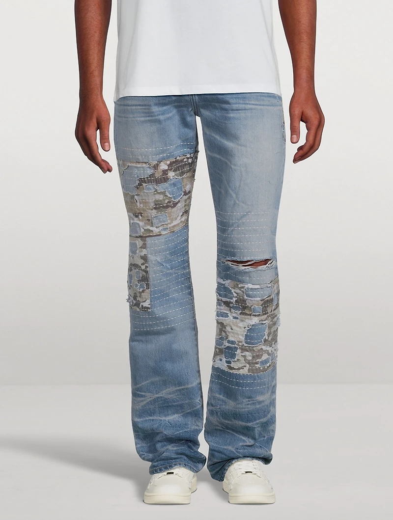 Camo Boro Straight Jeans