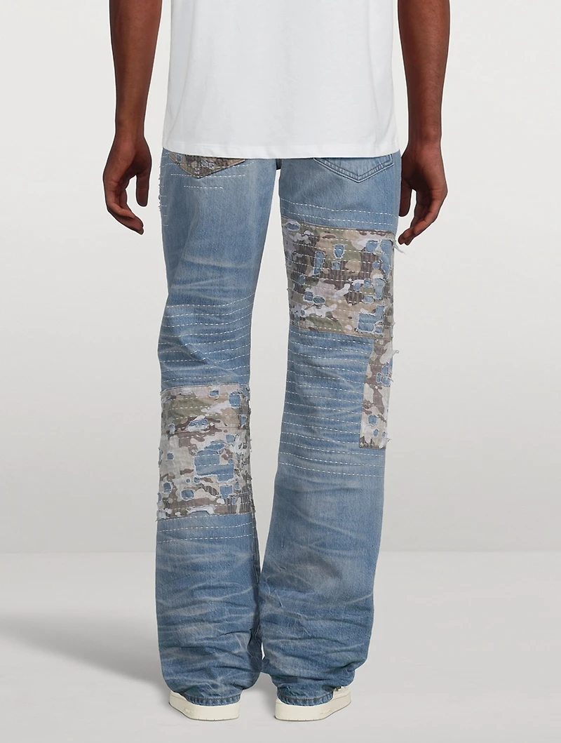 Camo Boro Straight Jeans