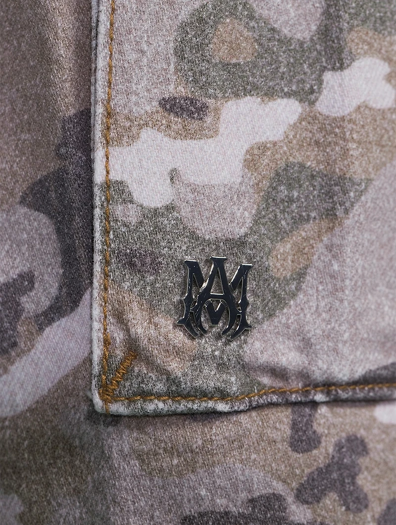 M65 Camo Cargo Kick Flare Jeans