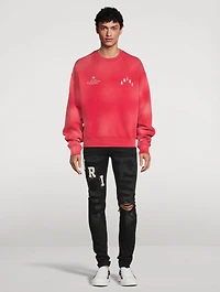 Varsity Applique Skinny Jeans