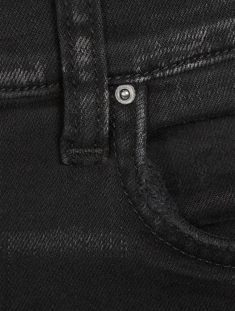 Varsity Applique Skinny Jeans