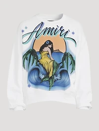 Amiri Mermaid Crewneck Sweatshirt