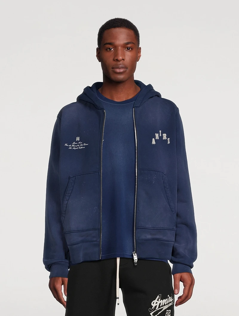 Collegiate Zip Hoodie