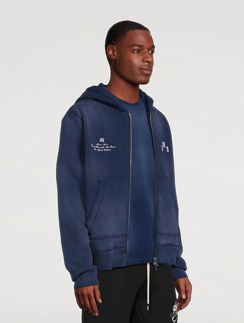 Collegiate Zip Hoodie