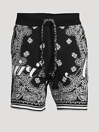 Bandana Cotton Shorts