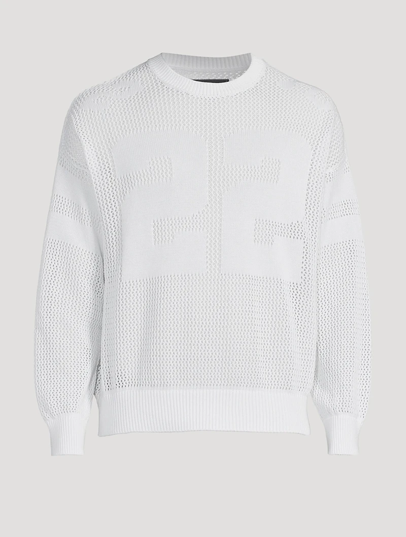 Tiger Mesh Graphic Crewneck Sweatshirt