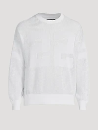 Tiger Mesh Graphic Crewneck Sweatshirt