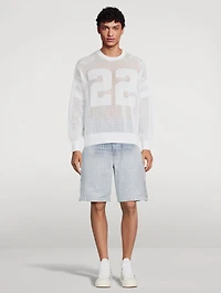 Tiger Mesh Graphic Crewneck Sweatshirt