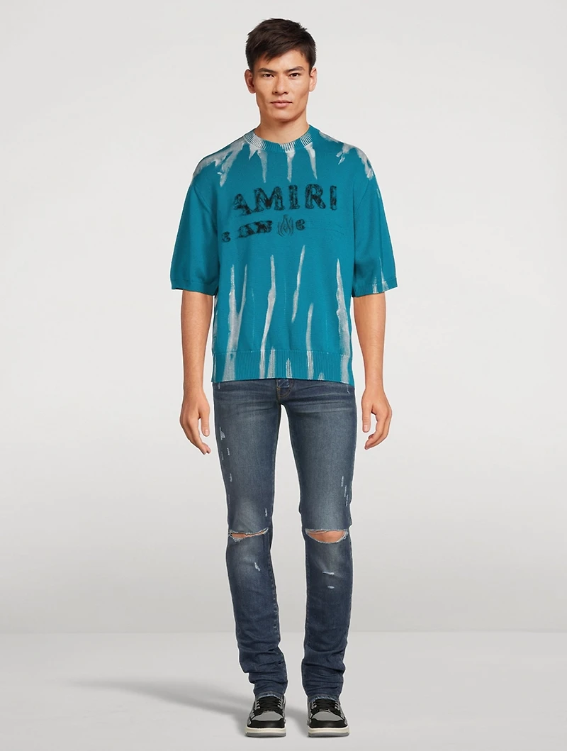 Amiri Destroyed Appliqué T-Shirt