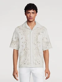 Leather Bandana Shirt