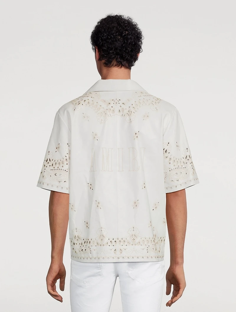 Leather Bandana Shirt