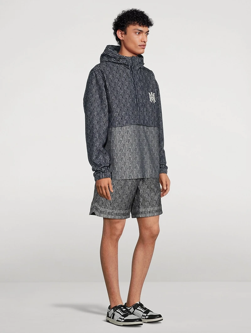 Jacquard Anorak Jacket