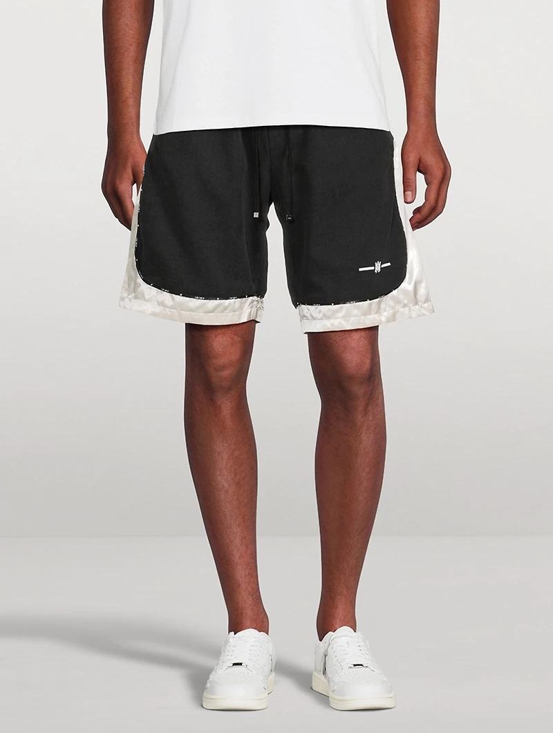 Cotton Satin Shorts