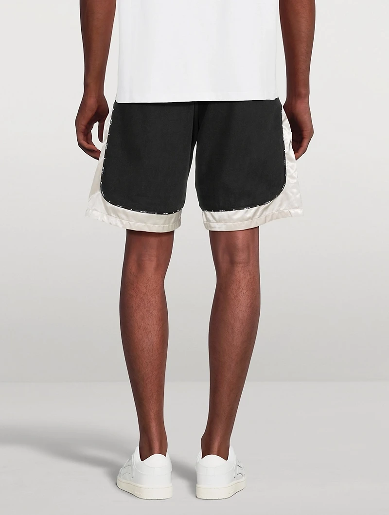 Cotton Satin Shorts