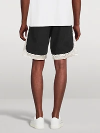 Cotton Satin Shorts