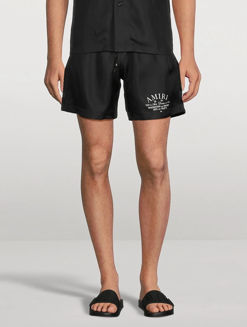 Arts District Silk Shorts