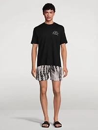 Bleached MA Paisley Swim Shorts