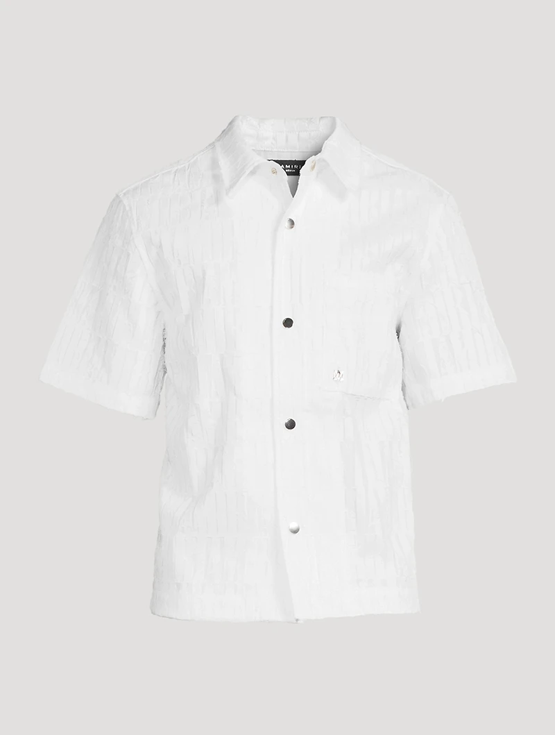 Amiri Burnout Bowling Shirt