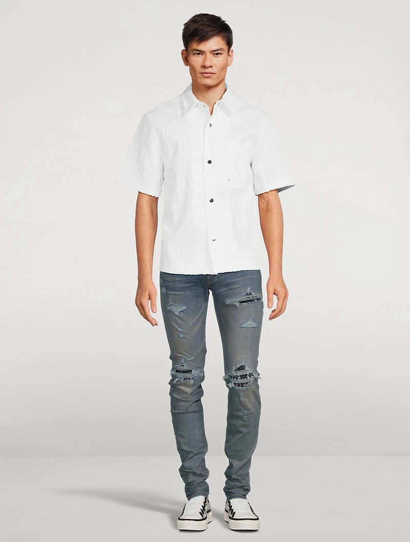 Amiri Burnout Bowling Shirt