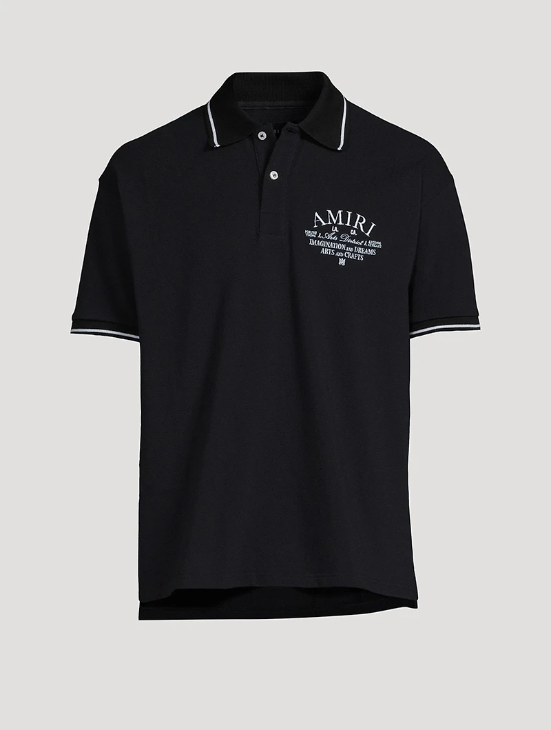 Amiri Arts District Pique Polo
