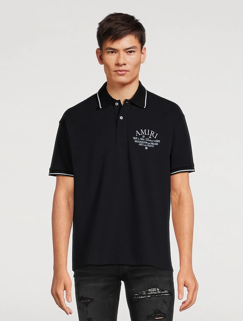 Amiri Arts District Pique Polo