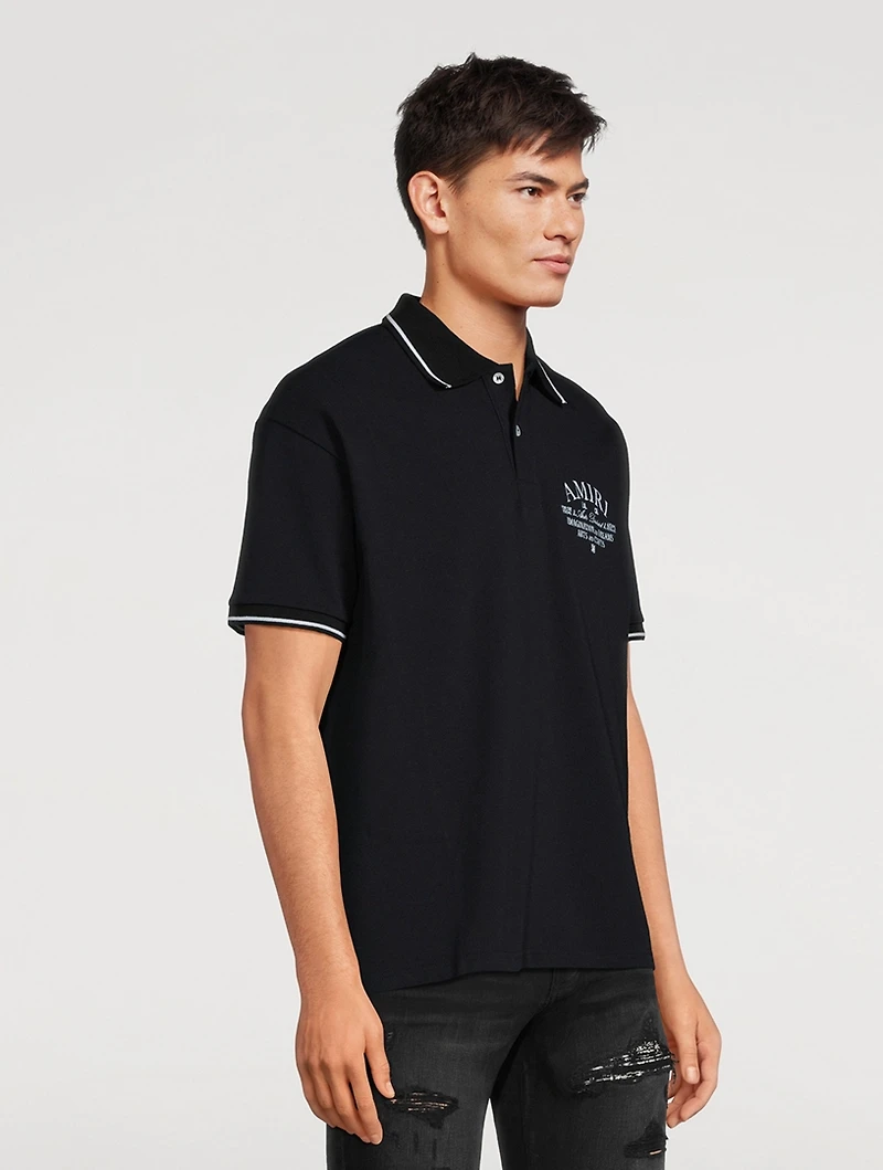 Amiri Arts District Pique Polo