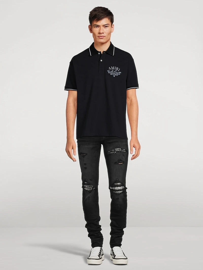 Amiri Arts District Pique Polo